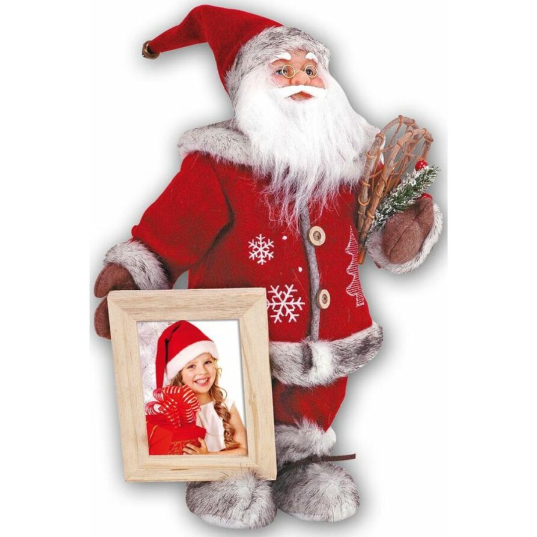 Zep Santa Figurine With Photo Frame 6 x 9cm