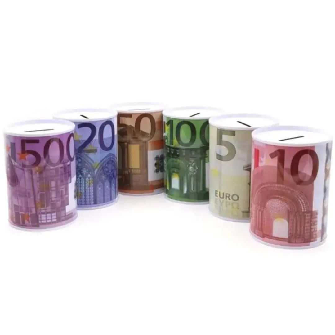 Euro Big Piggy Bank 15 x 13cm x 1pc Assortment