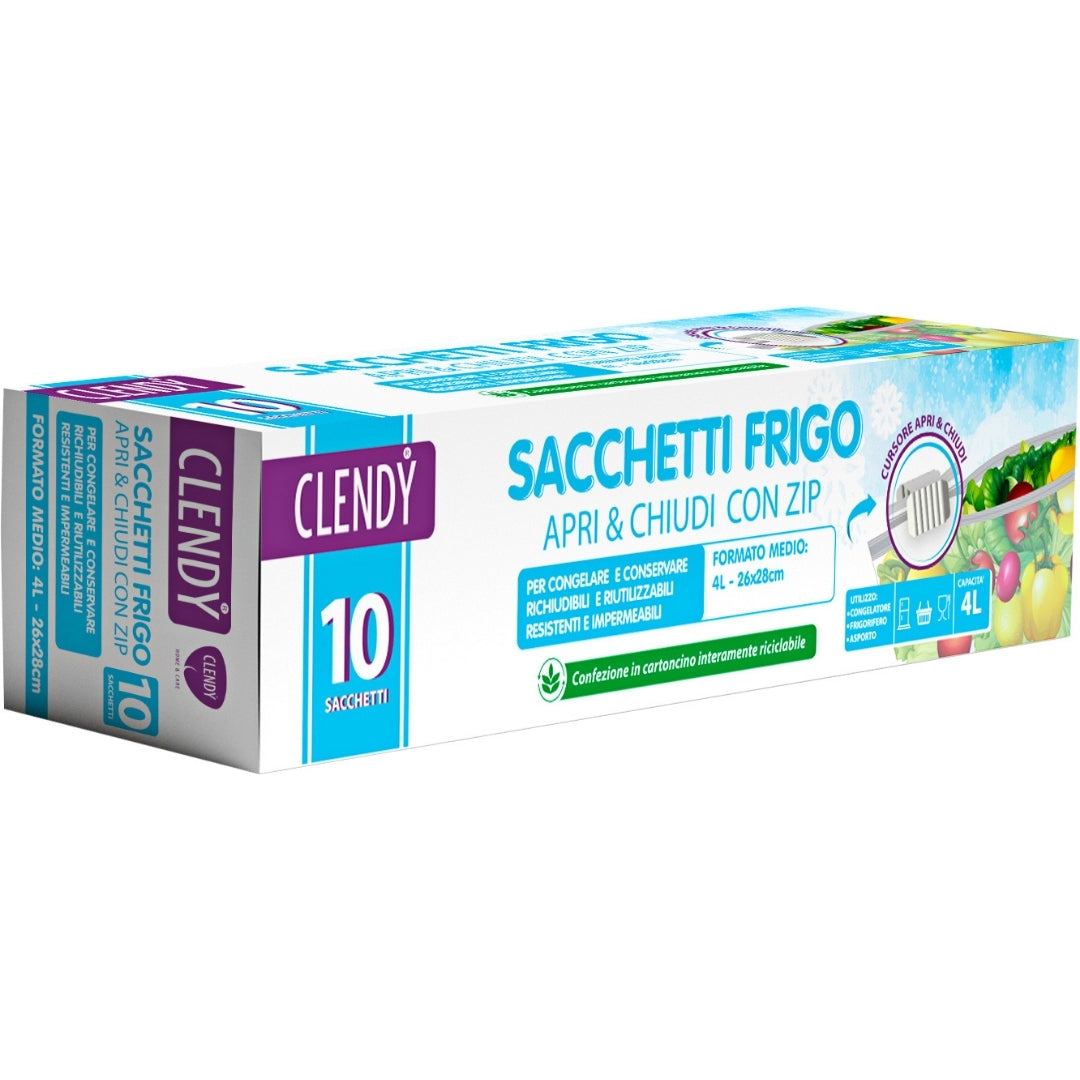 Clendy Zip Lock Cooler Bags A Pack Of 10pcs - 4L