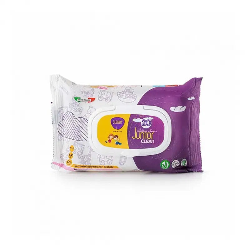 Clendy Junior Clean Wet Wipes A Pack Of 20pcs