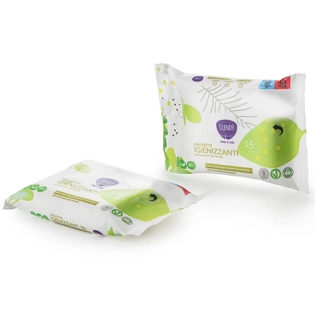 Clendy Sanitizing Wipes A Pack Of 15pcs