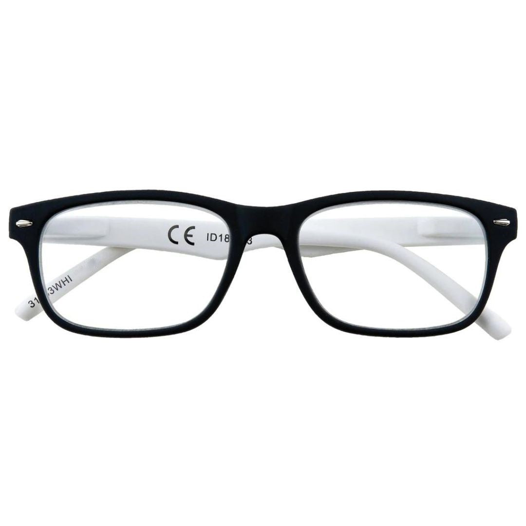 Zippo Reading Glasses +1.00 - 31Z-B3-WHI100 - Black/White