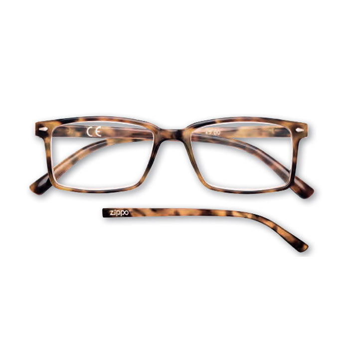 Zippo Reading Glasses +3.50 - Black/Brown