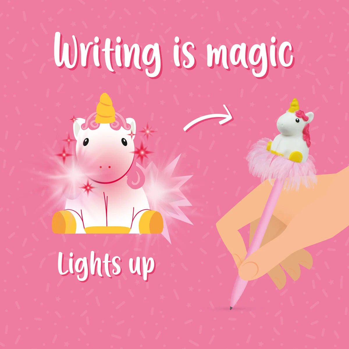 Legami Writing Is Magic Luminous Gel Pen - Unicorn