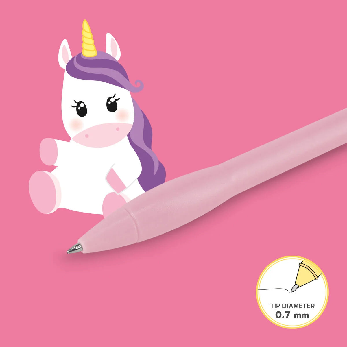 Legami Writing Is Magic Luminous Gel Pen - Unicorn