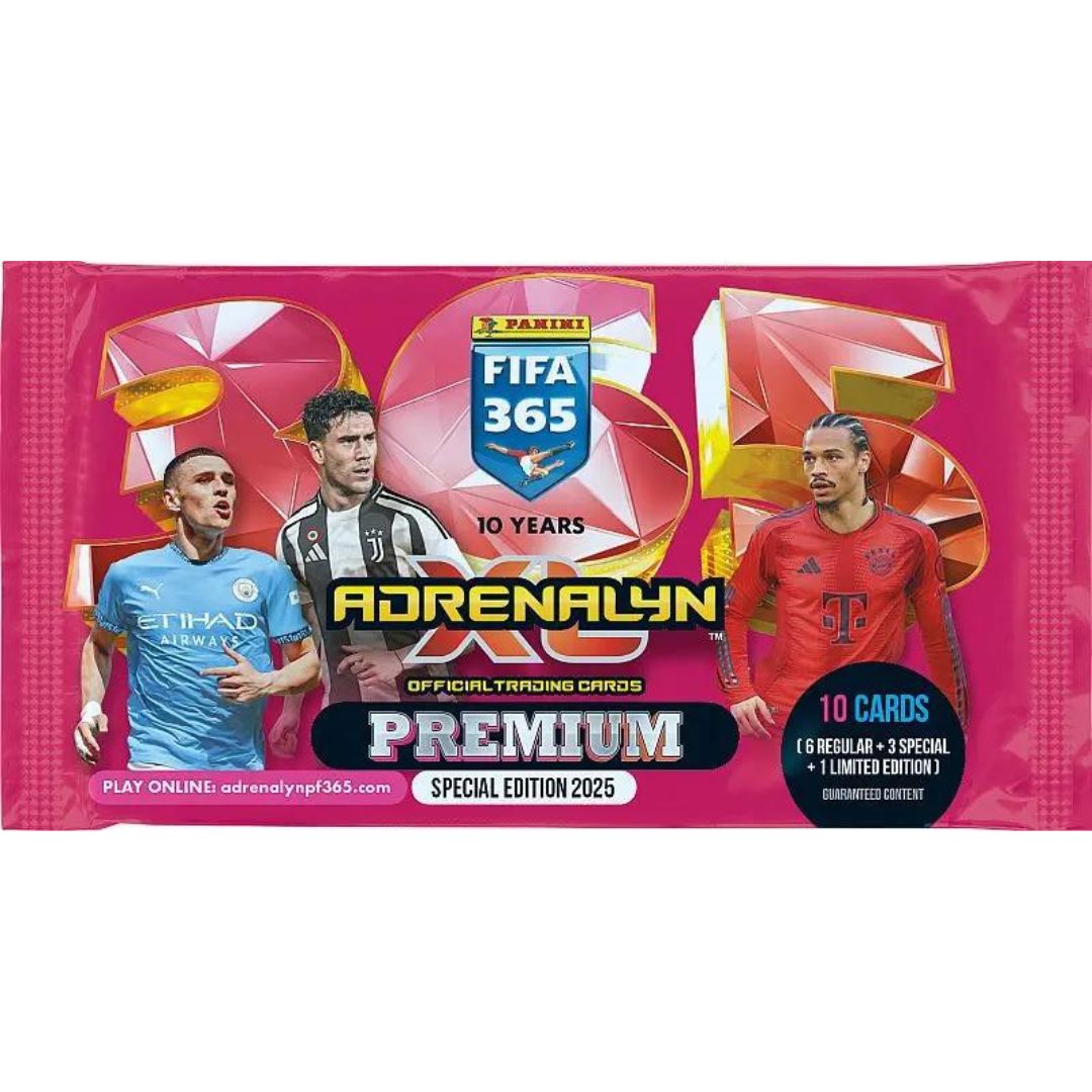 Panini Fifa 365 Adrenalyn 2025 Premium A Pack Of 10 Cards Special Edit