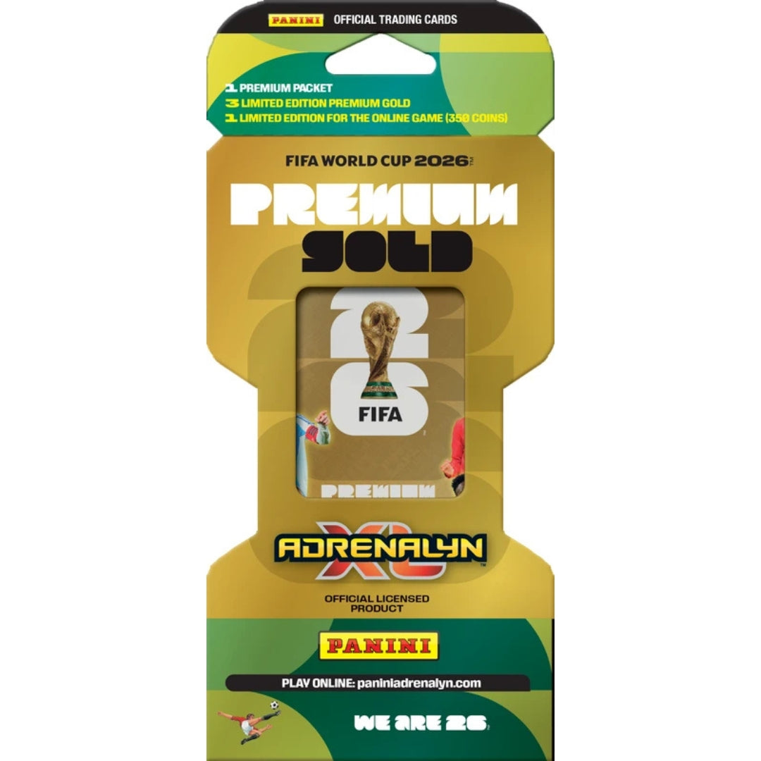 Panini FIFA World Cup 2026 Adrenalyn XL Premium Gold A Pack Of 13 Cards
