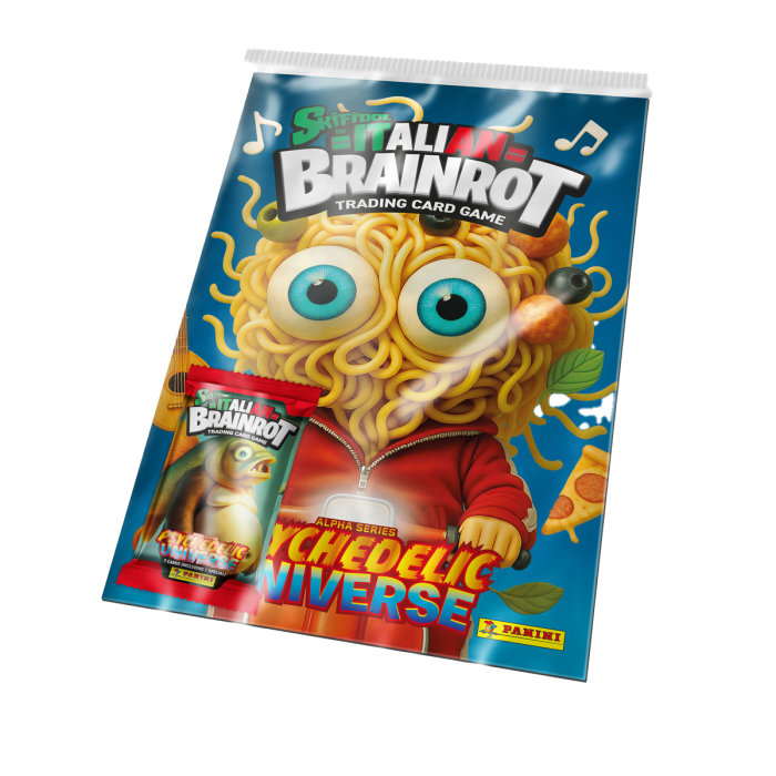 Panini Skifidol Italian Brainrot Trading Cards - Starter Pack Album