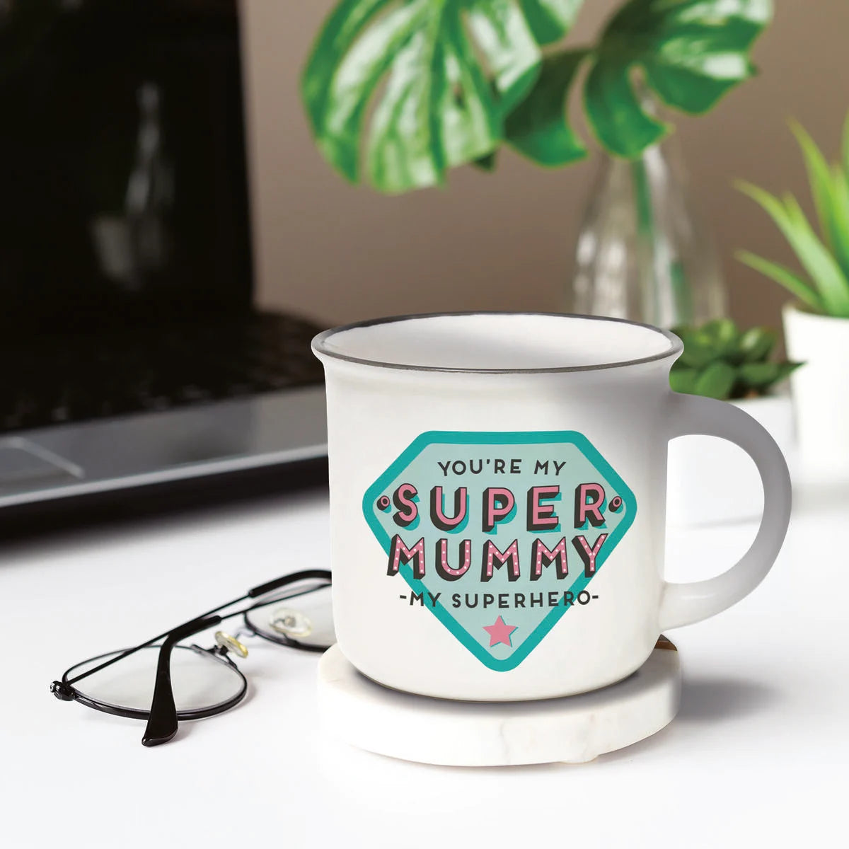 Legami Porcelain Cup Cup-Puccino 350ml - Super Mummy