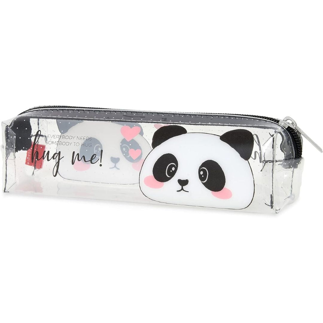 Legami Transparent Pencil Case Panda PC0023