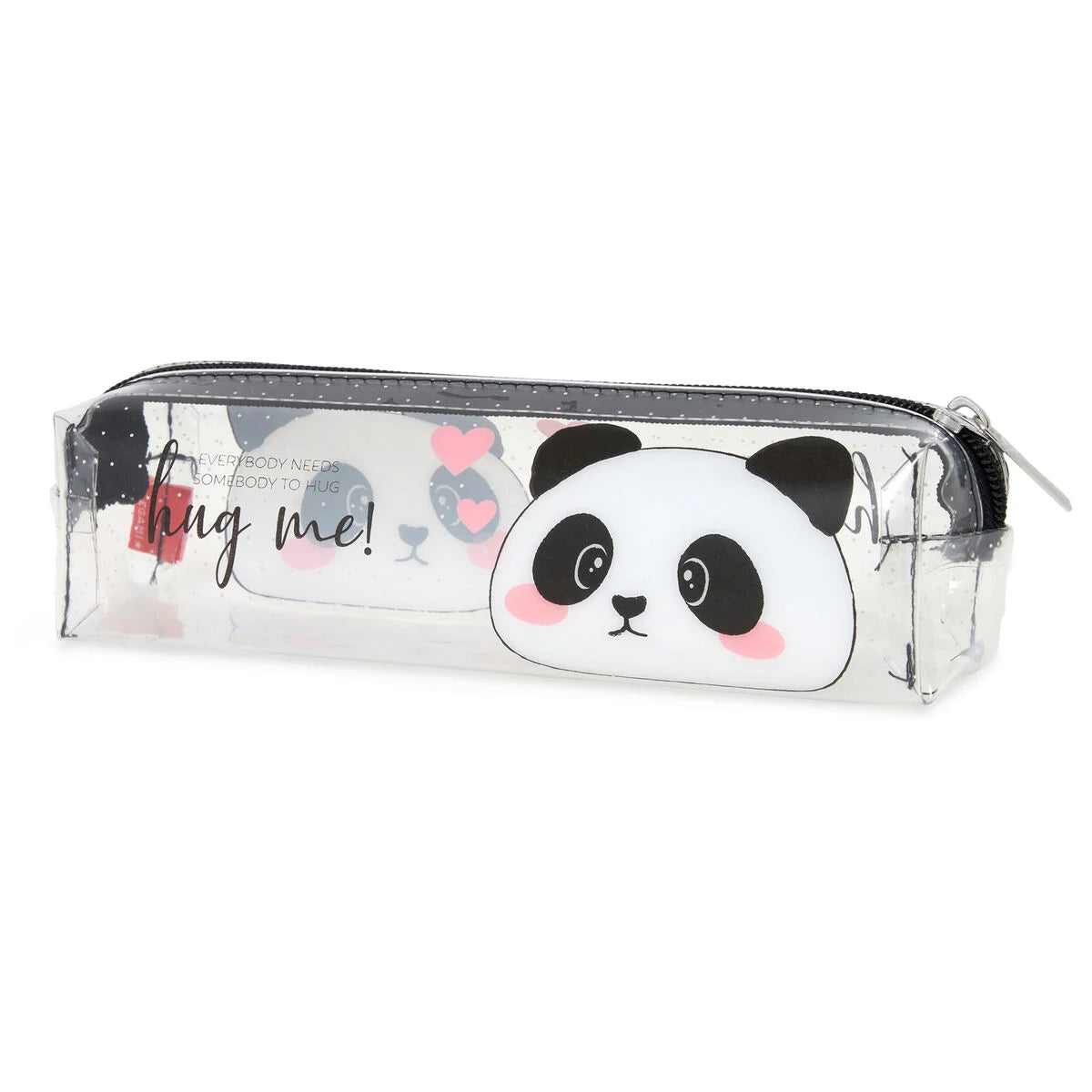 Legami Soft Transparent Pencil Case - Panda