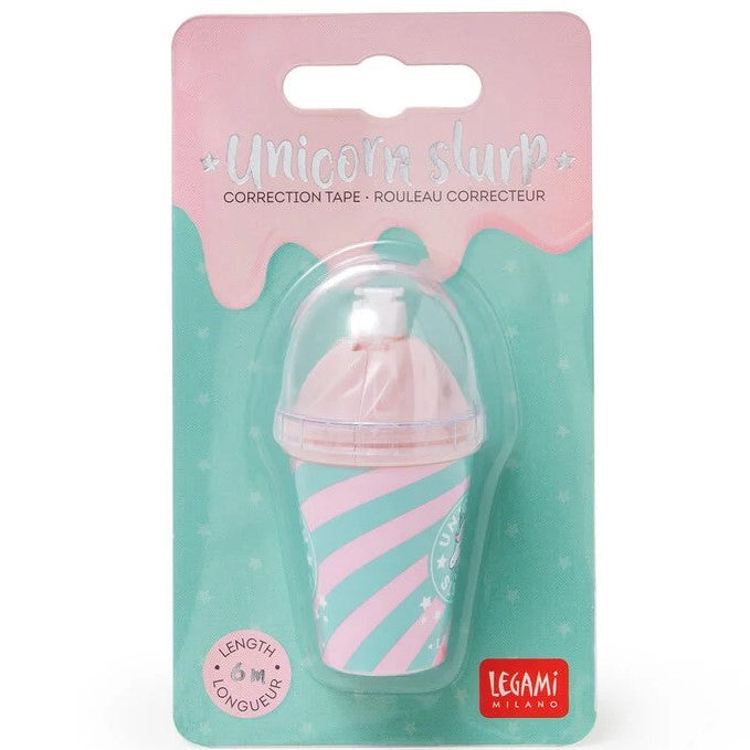 Legami Correction Tape - Unicorn Slurp