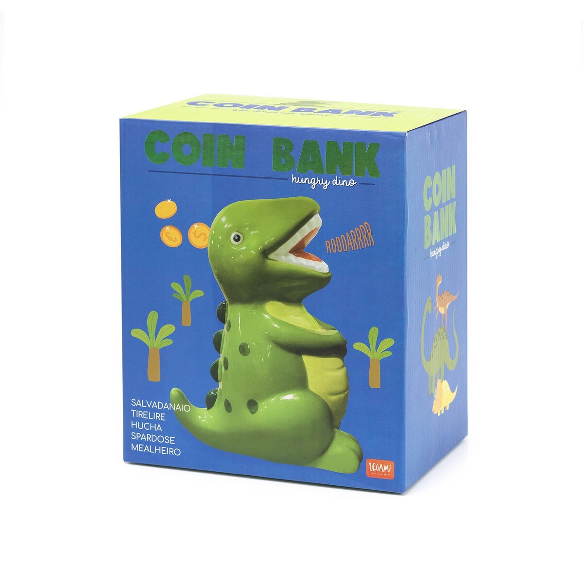 Legami Ceramic Coin Bank - Dino