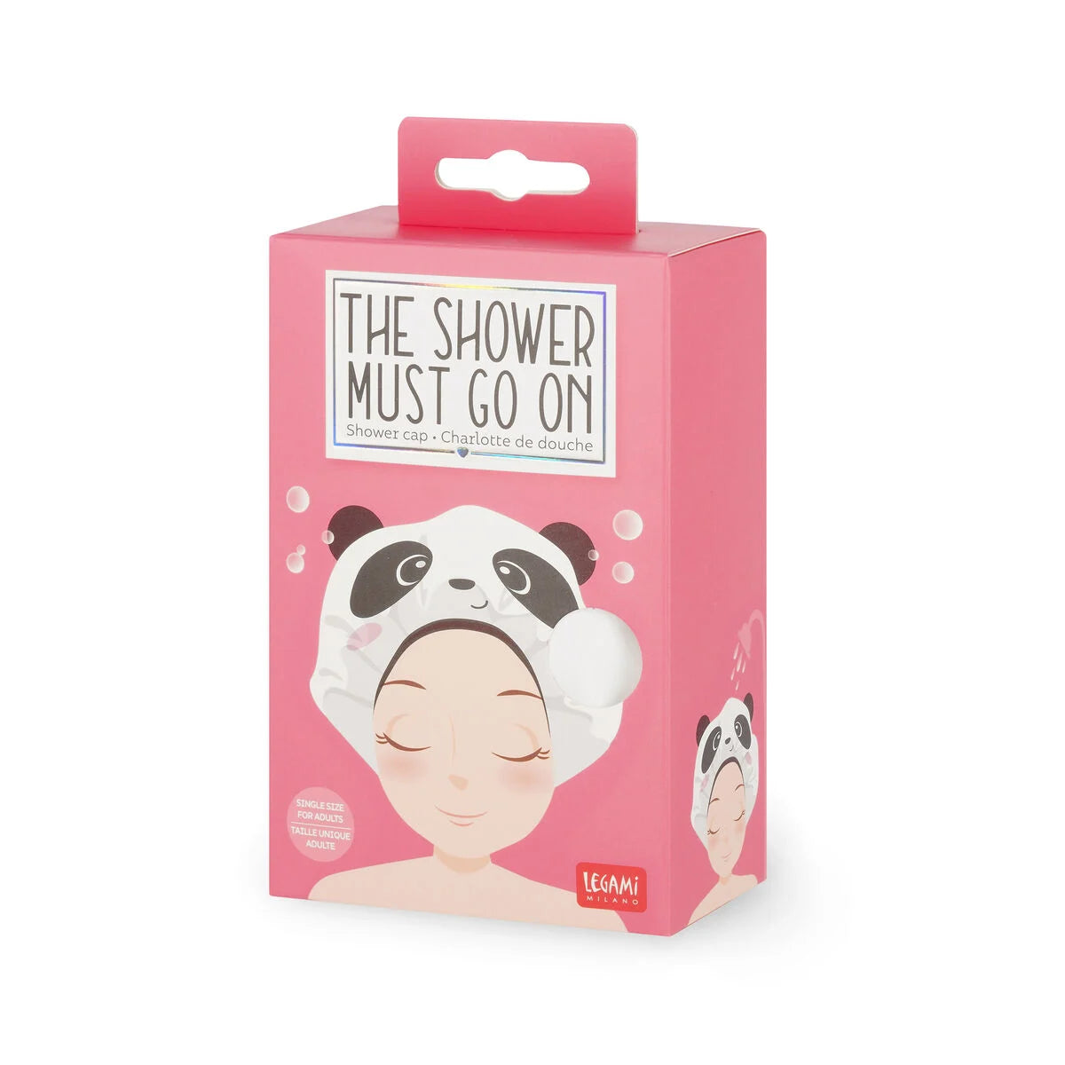 Legami The Shower Must Go On Shower Cap - Panda