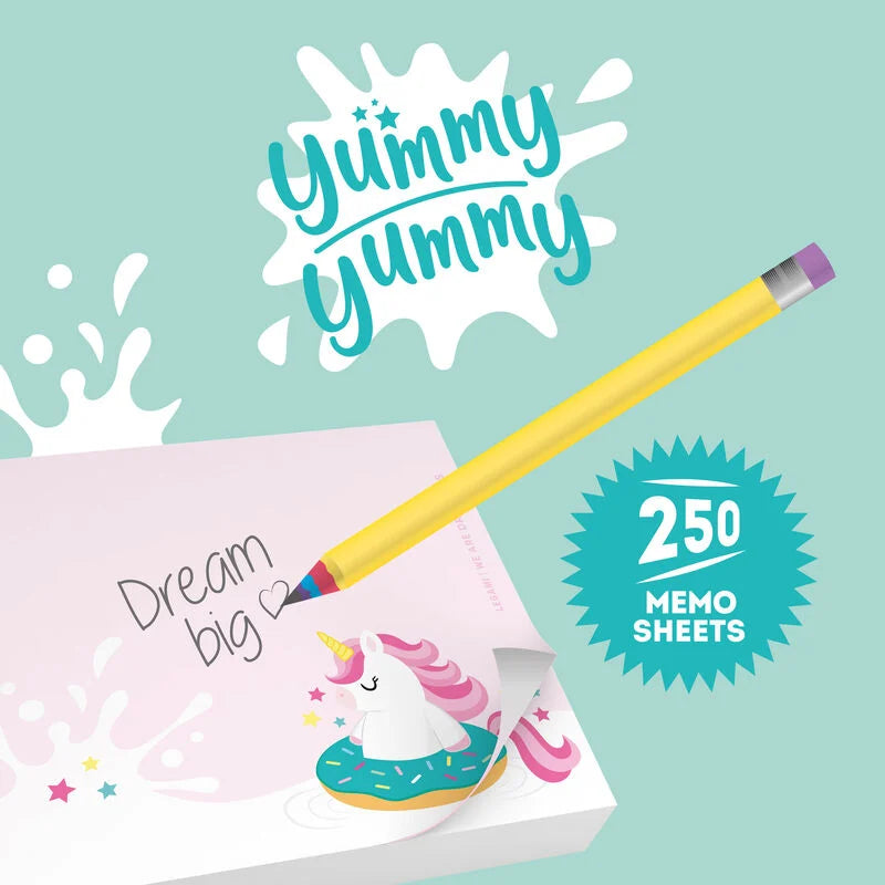 Legami Yummy Yummy Memo Sheets Unicorn MID0001