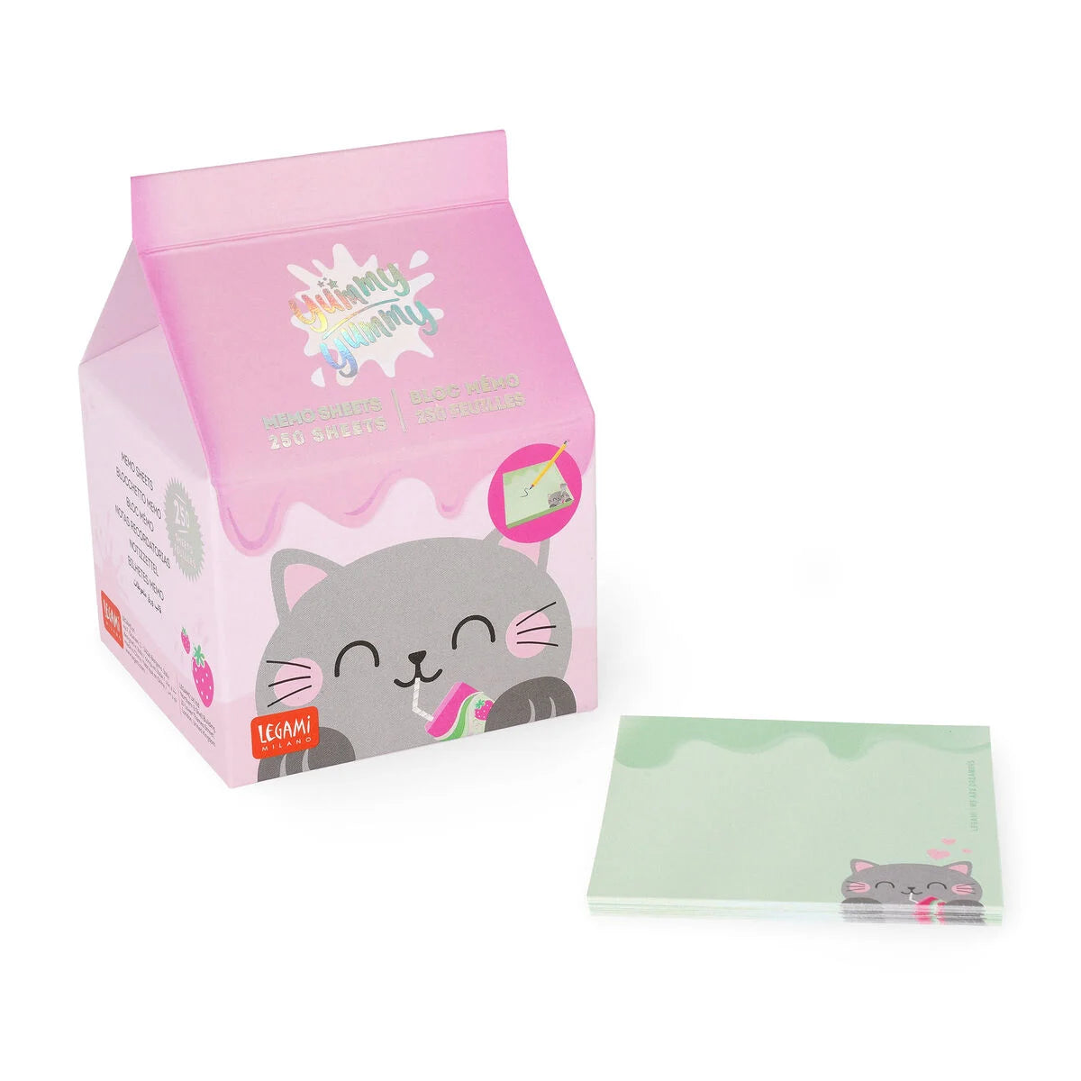 Legami Yummy Yummy Memo Sheets Cat MID0002