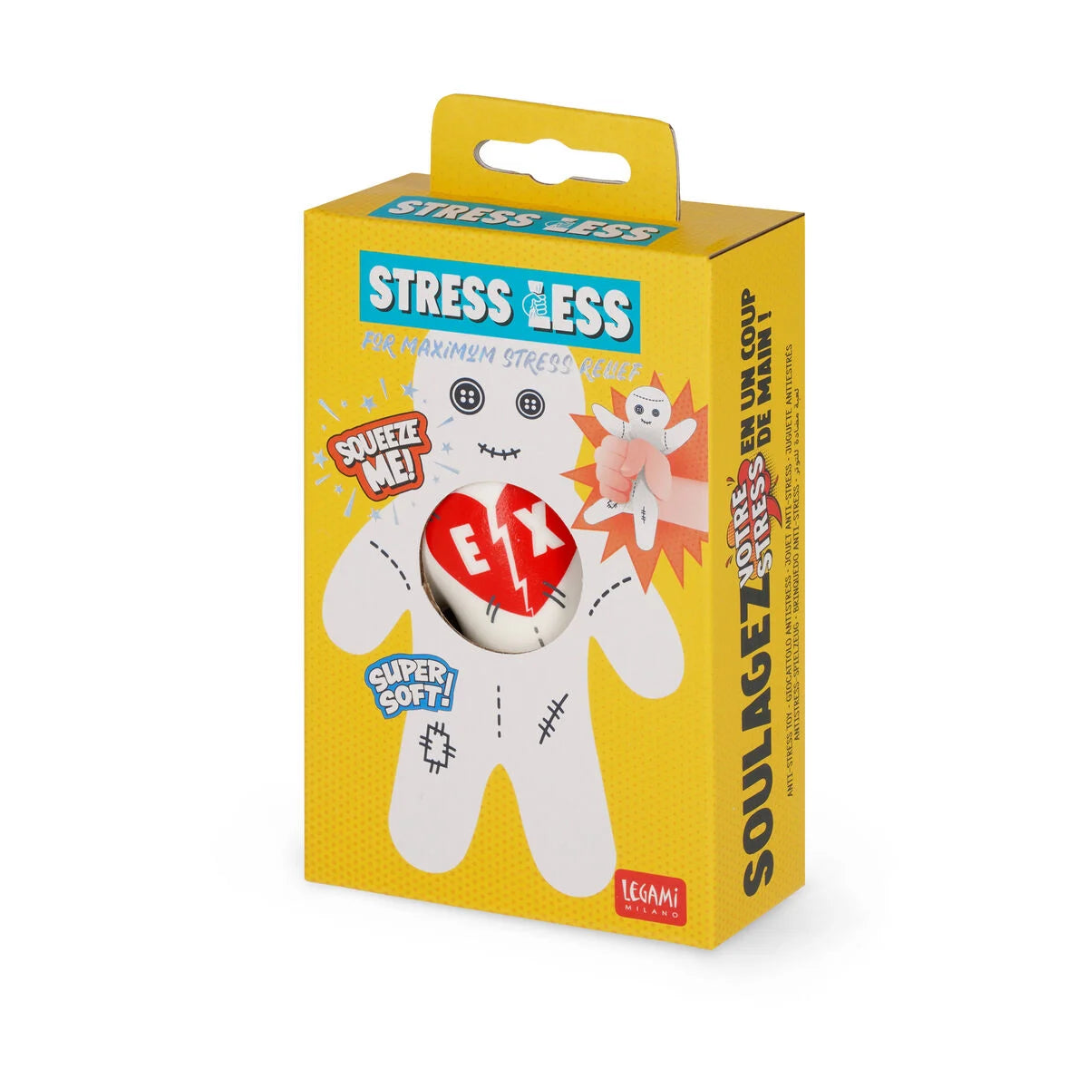 Legami Stress Less Antistress Squishy - Voodoo Ex