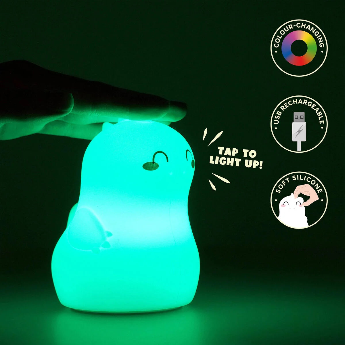 Legami Rechargeable Night Light Soft Dreams - Dino