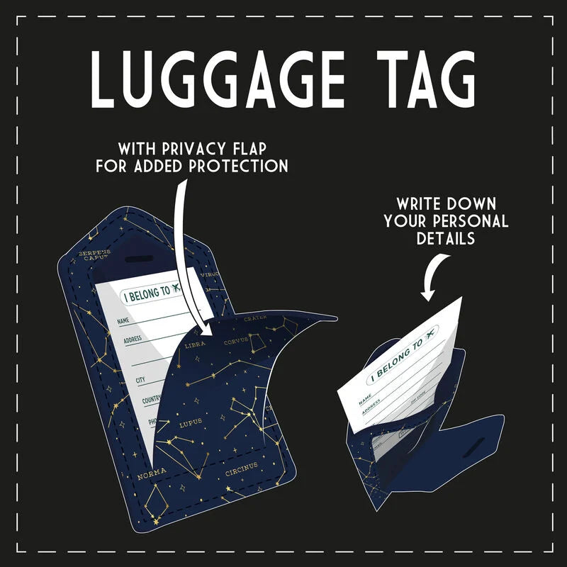 Legami Luggage Tag Written In The Stars NLUG0003