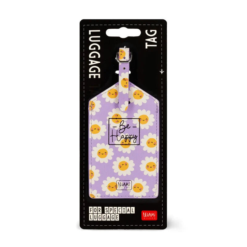 Legami Luggage Tag Be Happy NLUG0004