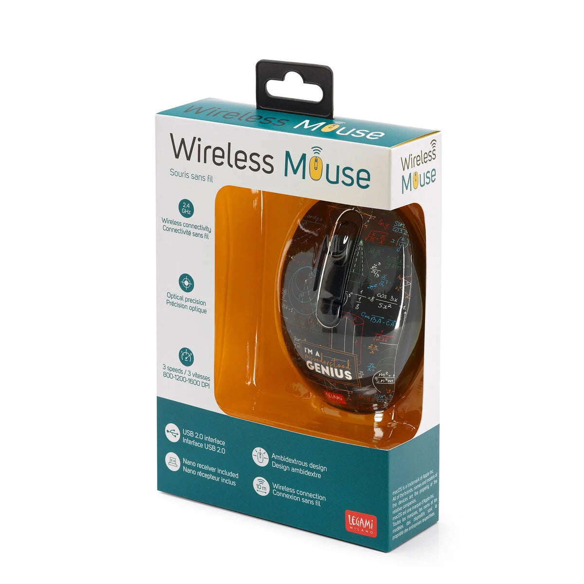Legami Wireless Mouse With USB Receiver - Genius