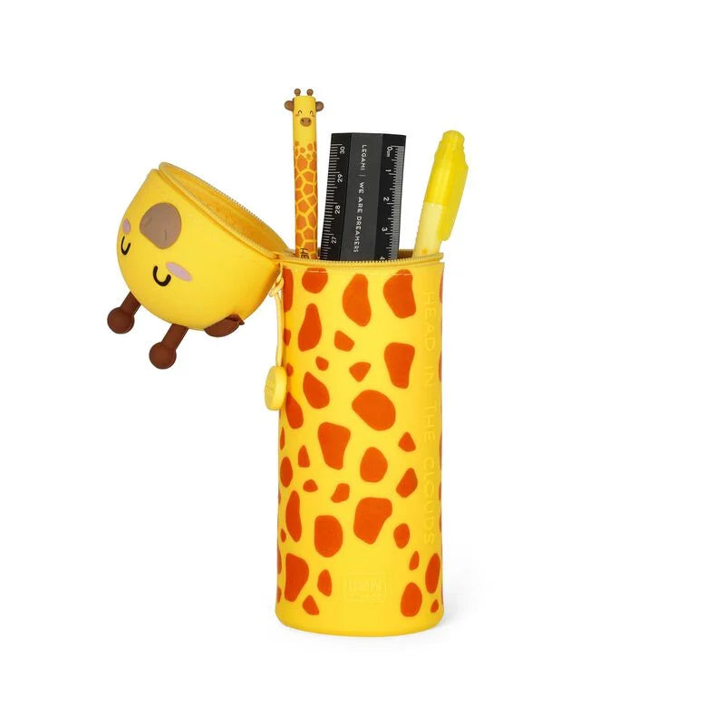 Legami Kawaii 2 in 1 Soft Silicone Pencil Case - Giraffe KA0017