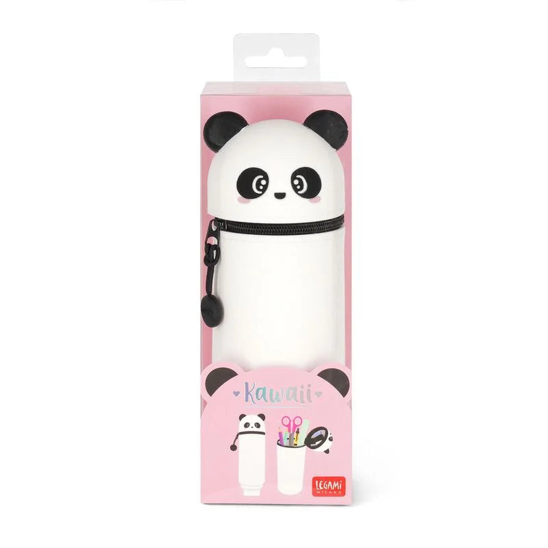 Legami 2 in 1 Soft Silicone Pencil Case - Kawaii Panda