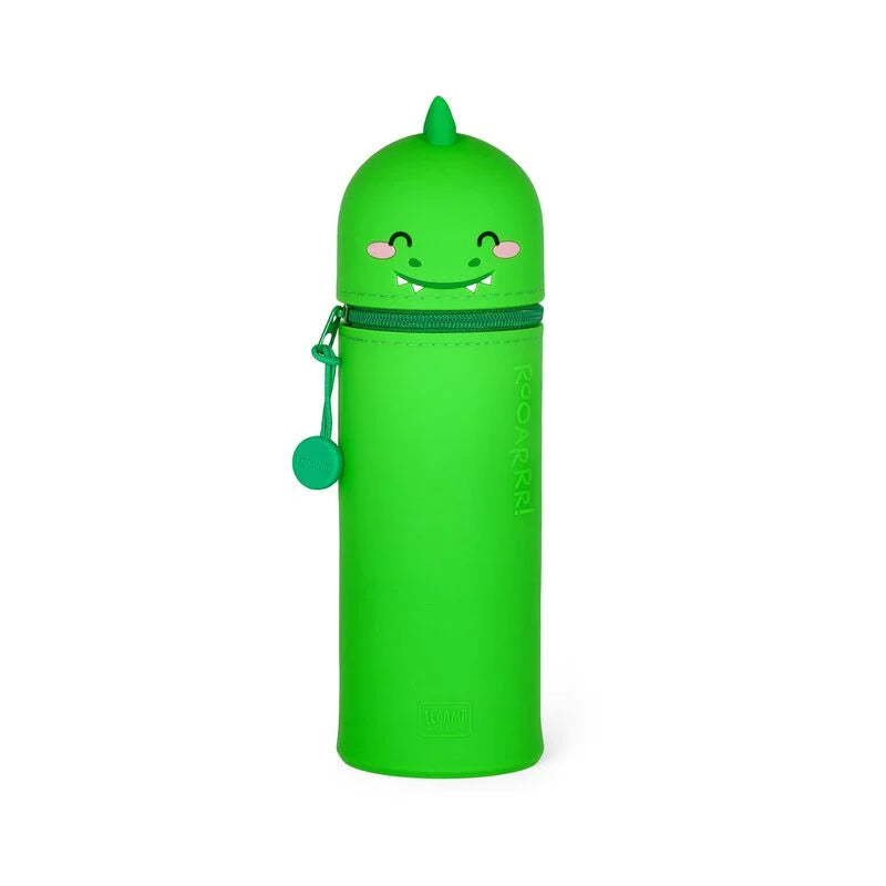 Legami 2 in 1 Soft Silicone Pencil Case - Kawaii Dino