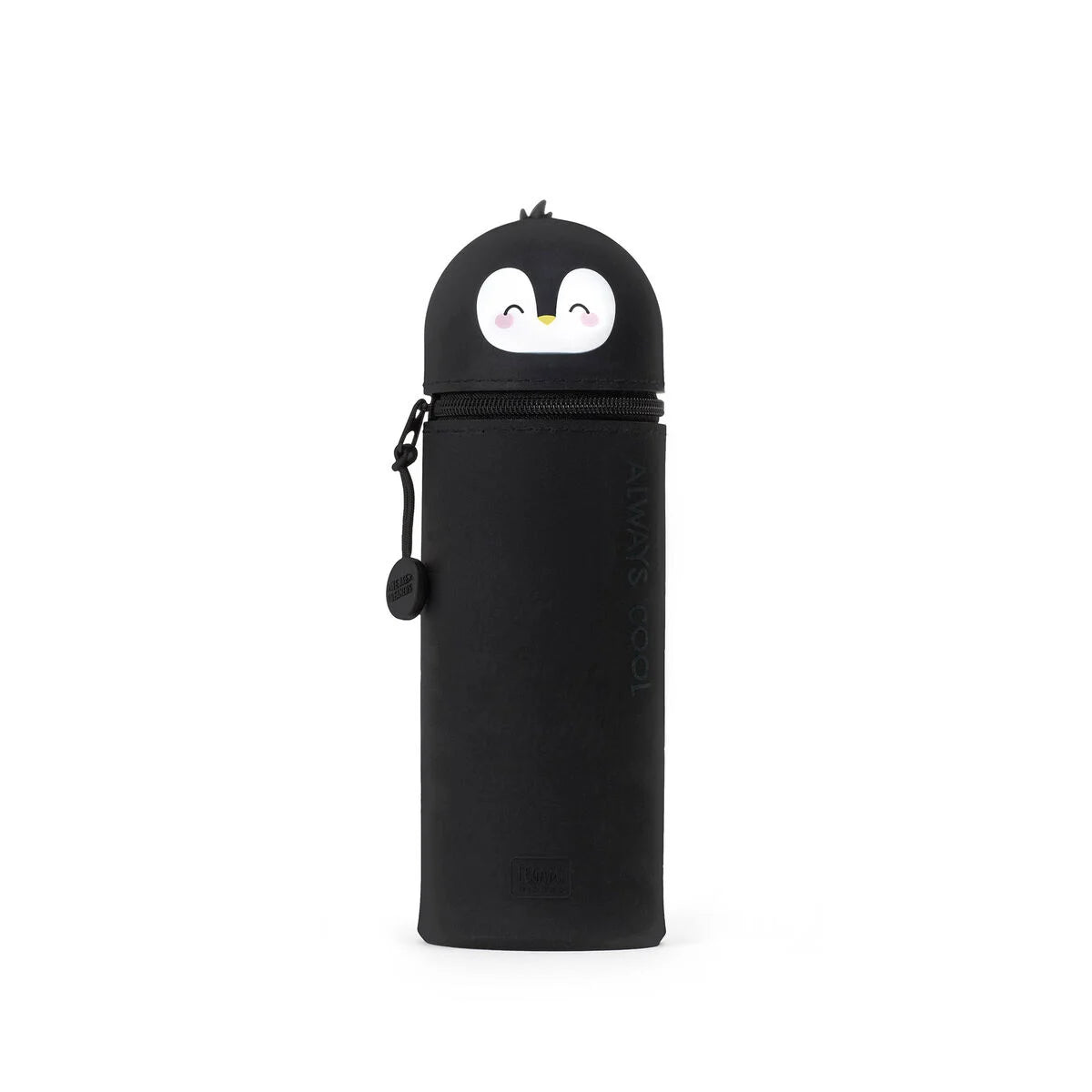 Legami 2-In-1 Silicone Pencil Case - Kawaii - Penguin "Always Cool"