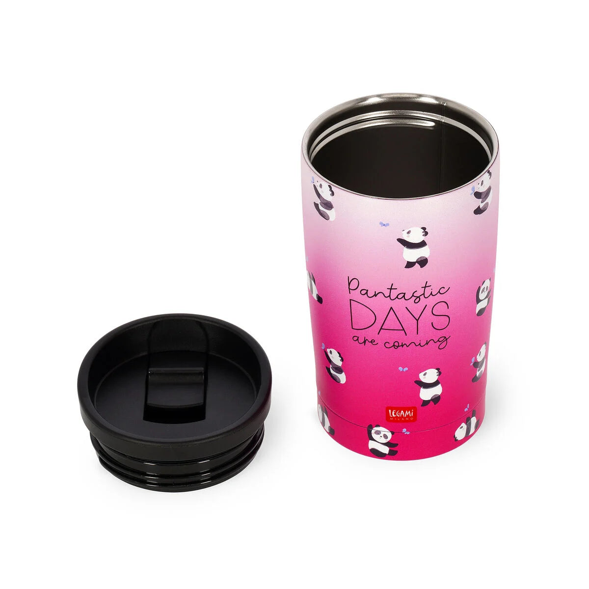 Legami Hot & Cold Vacuum Tumbler 275ml - Panda