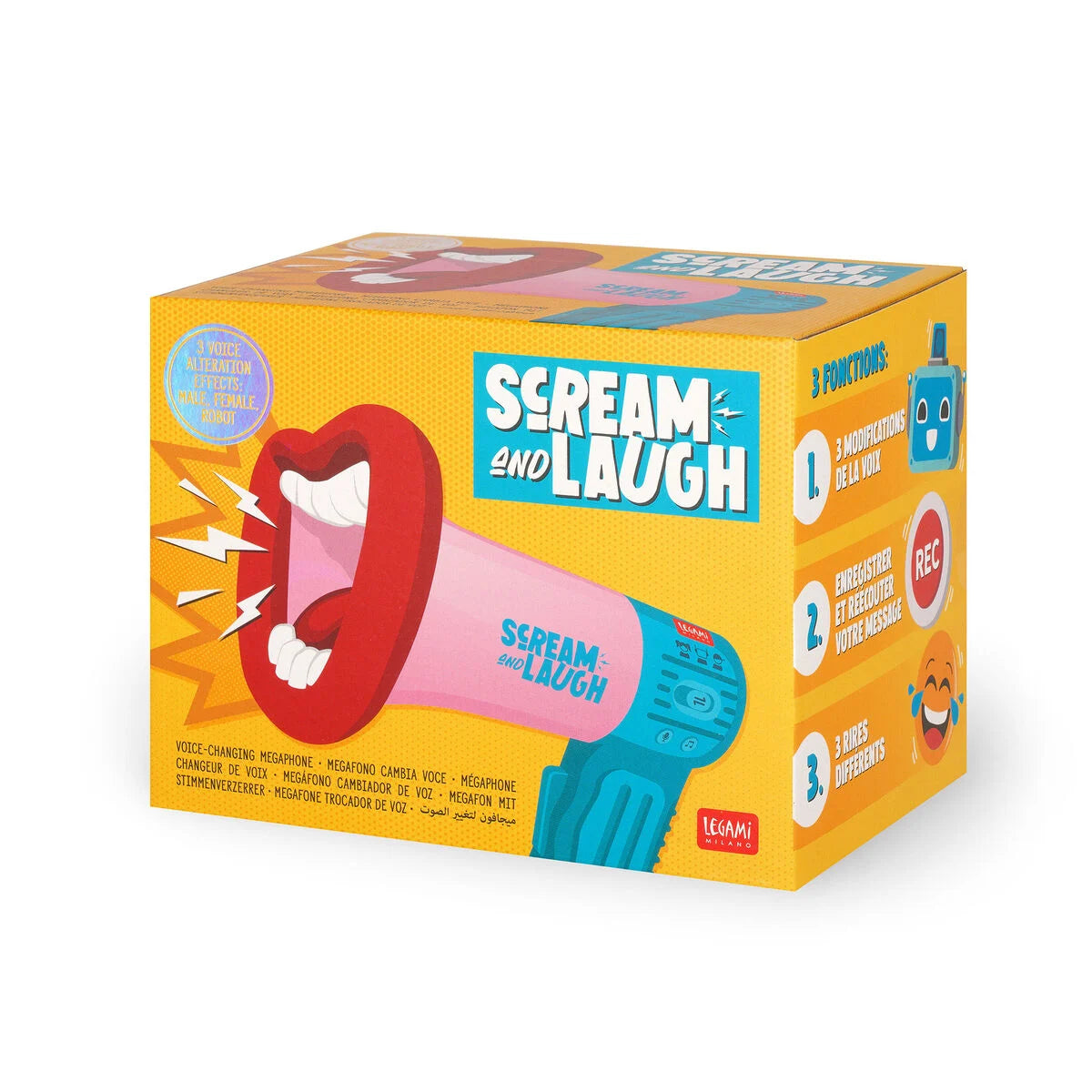 Legami Scream And Laugh Megaphone Voice Changer -