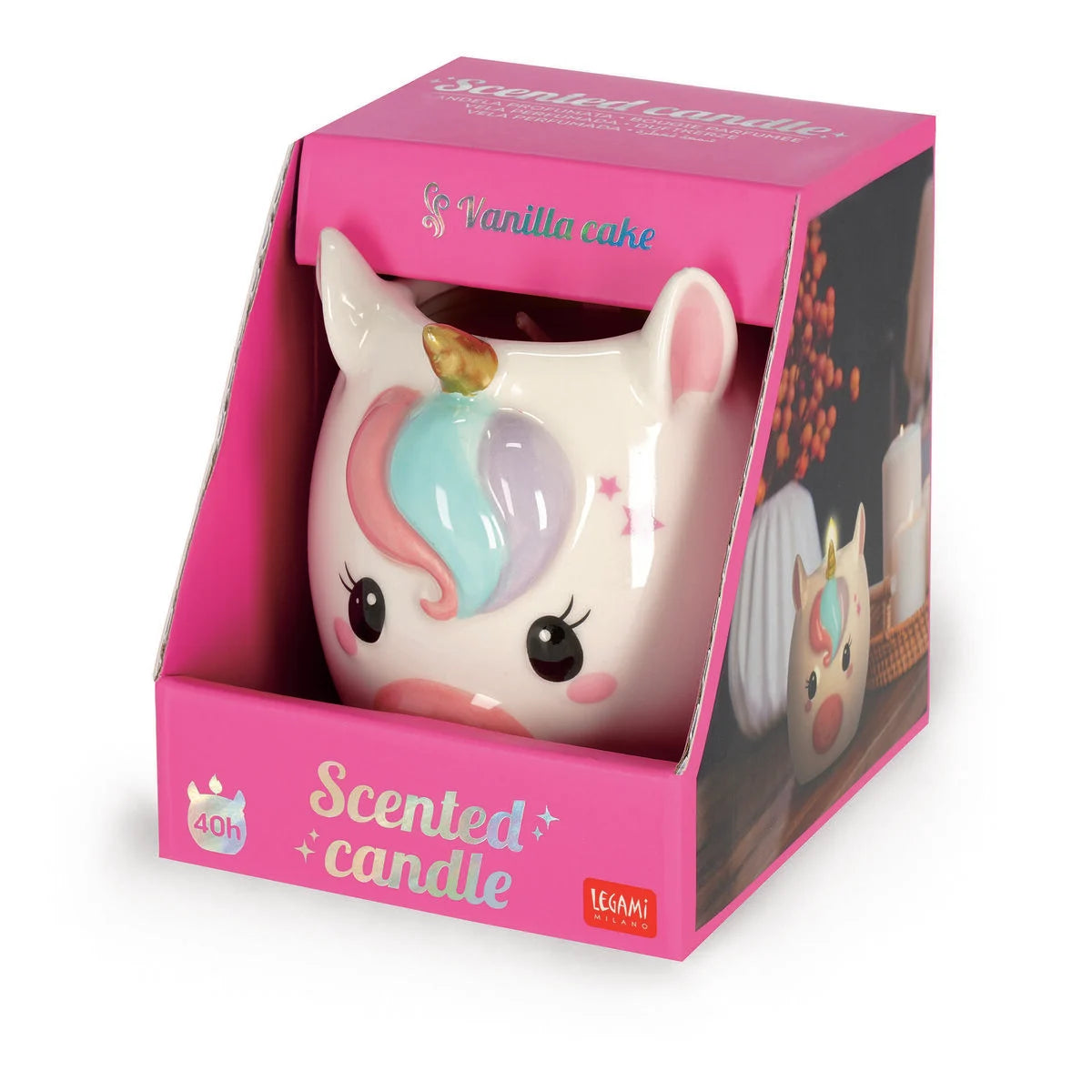 Legami Scented Candle - Unicorn - Vanilla Cake
