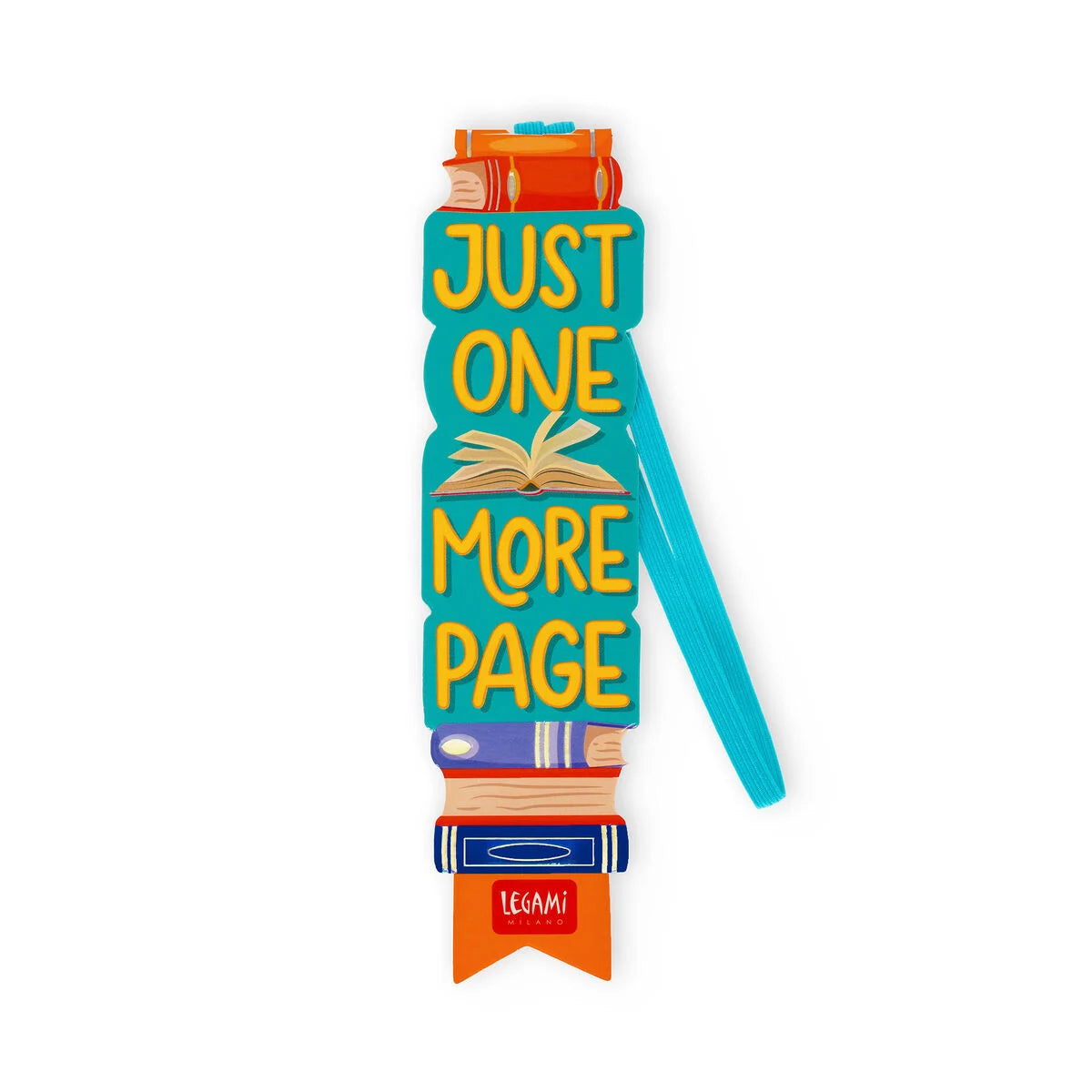Legami Bookmark With Elastic Band - Book Lover