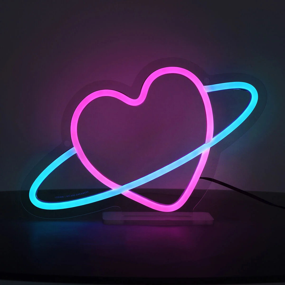 Legami Neon Effect Led Light Sign - It's a Sign - Planet Heart