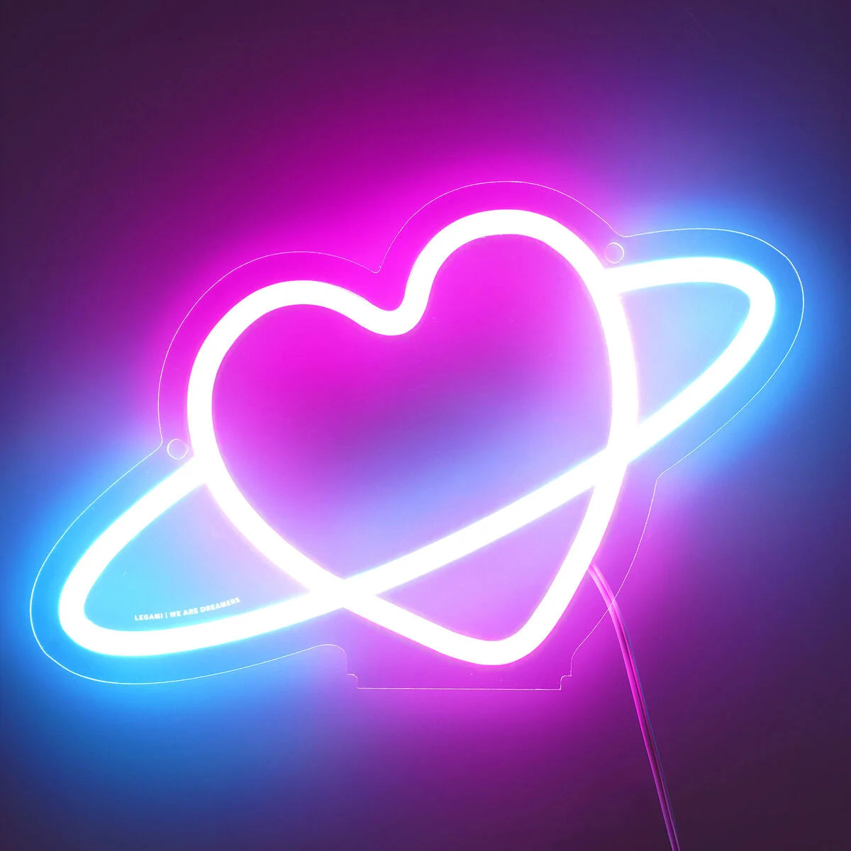 Legami Neon Effect Led Light Sign - It's a Sign - Planet Heart