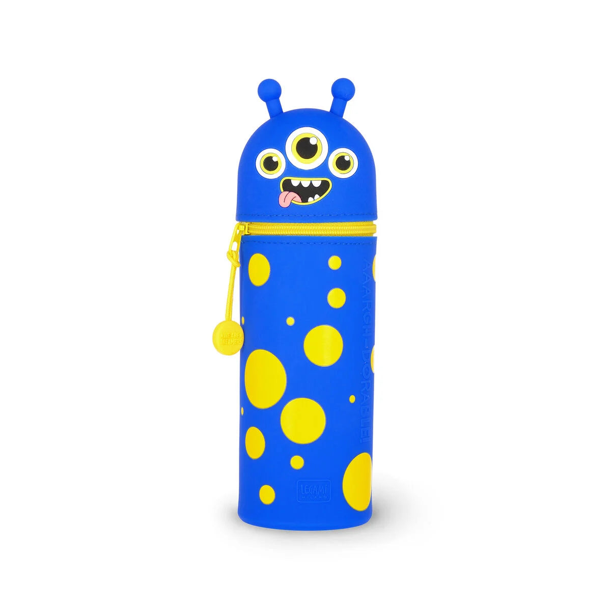 Legami 2-In-1 Silicone Pencil Case - Kawaii - Monster "Aaargh-Dorable!"