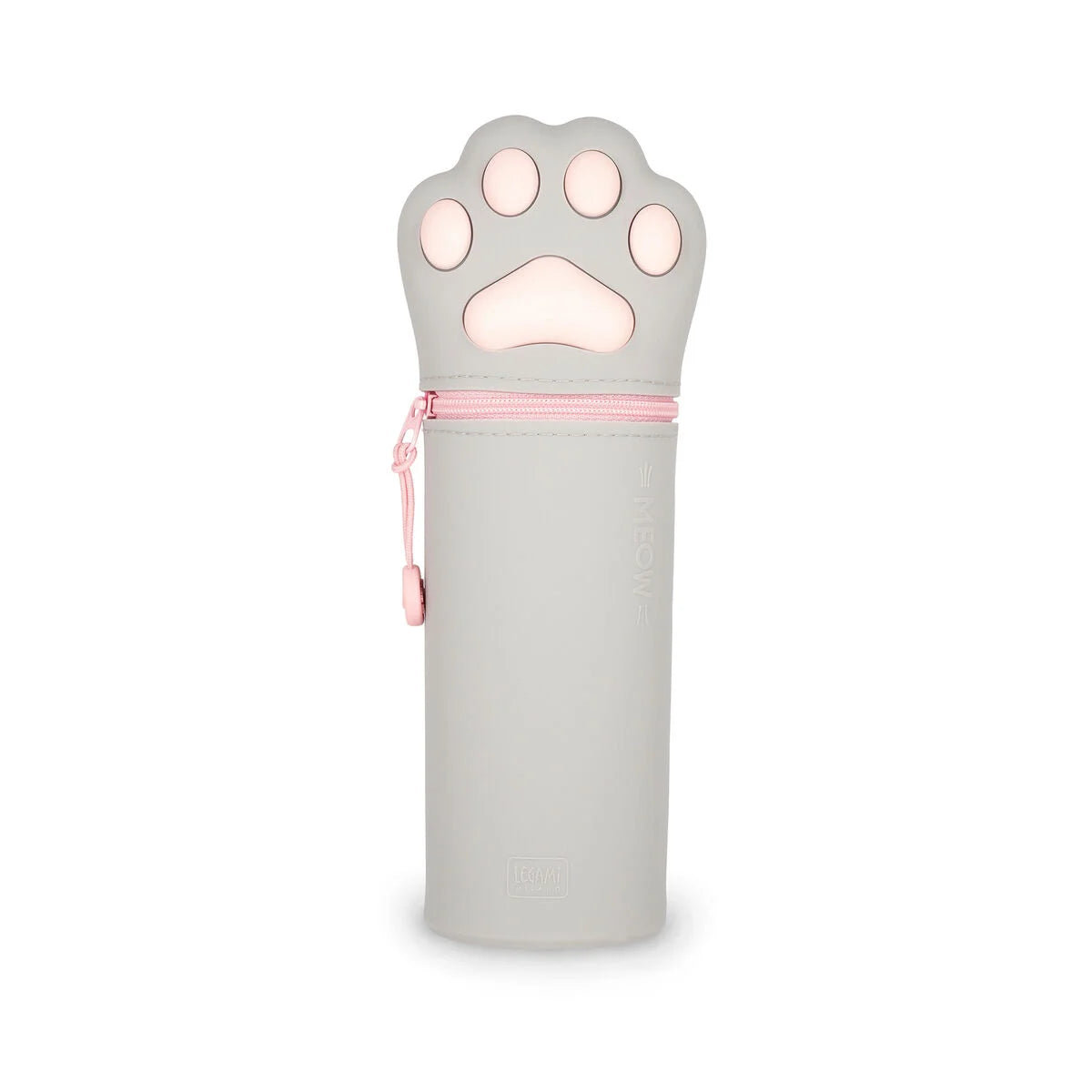 Legami 2-In-1 Silicone Pencil Case - Kawaii - Kitty "Be Curious"