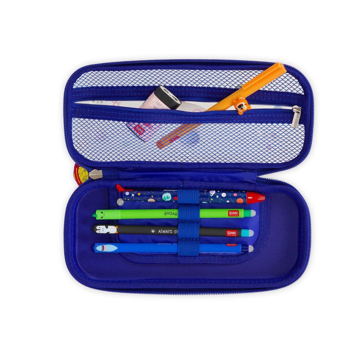 Legami Rigid Transparent Pencil Case - WonderWow - Space