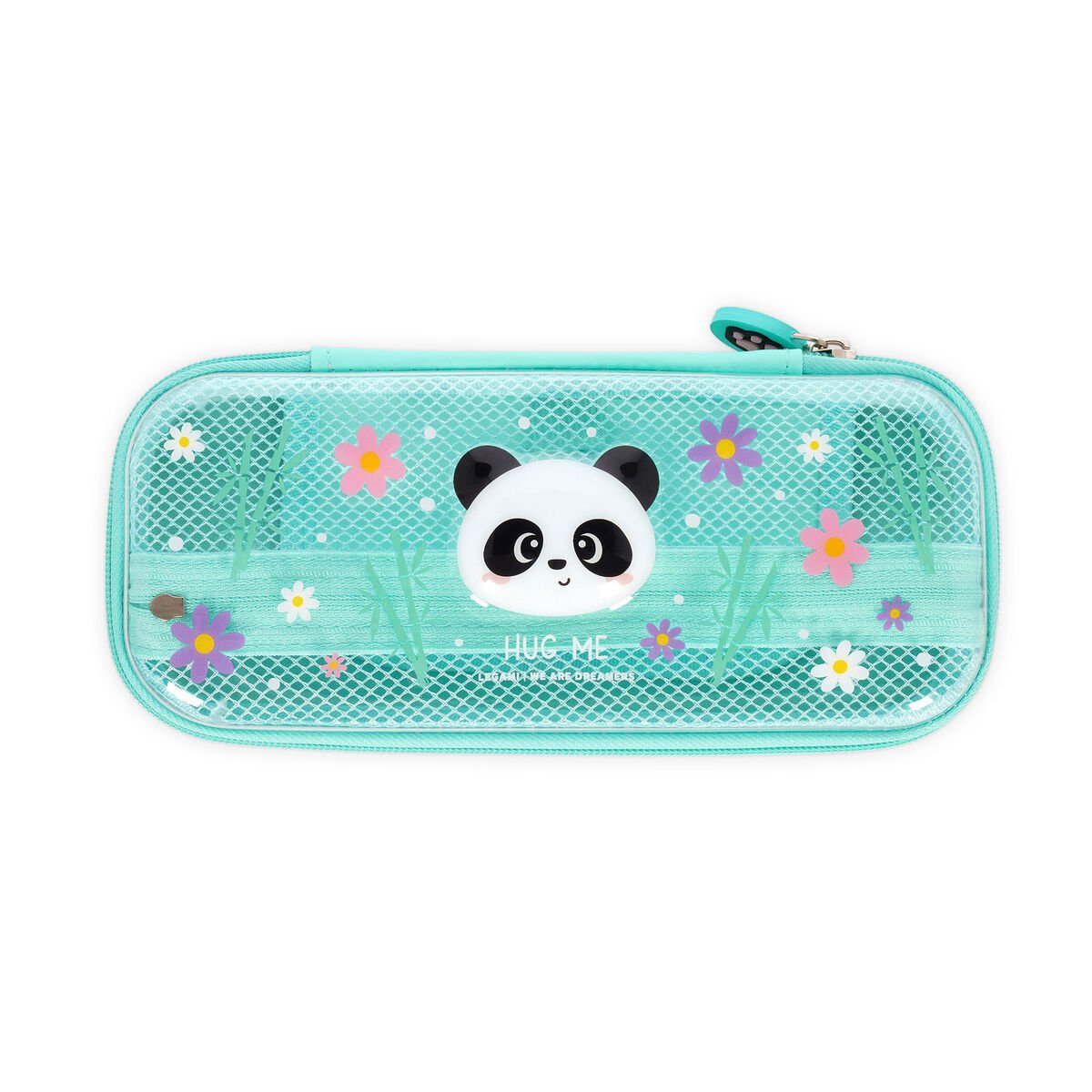 Legami Rigid Transparent Pencil Case - WonderWow - Panda