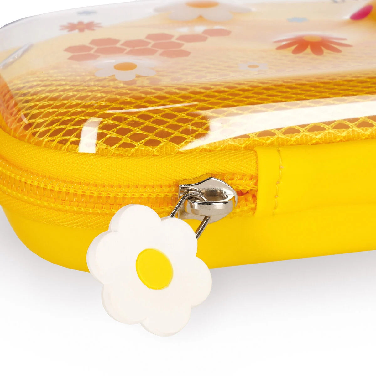 Legami Rigid Transparent Pencil Case - WonderWow - Bee