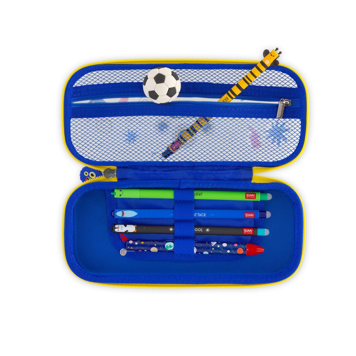 Legami Rigid Transparent Pencil Case - WonderWow - Monster