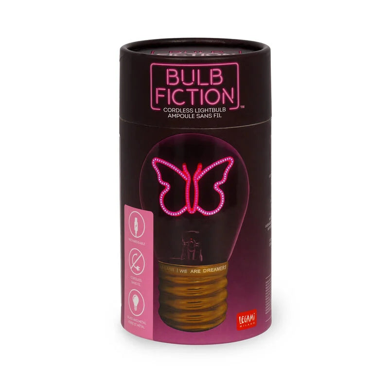 Legami Bulb Fiction Light Bulb Table Lamp - Butterfly