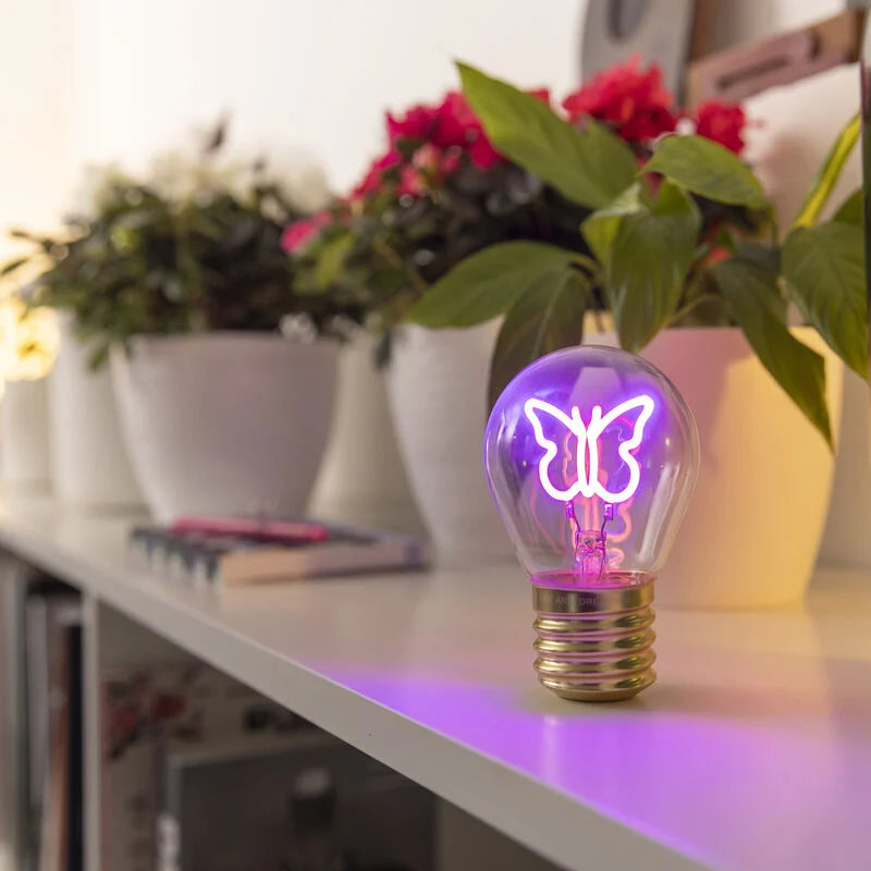 Legami Bulb Fiction Light Bulb Table Lamp - Butterfly