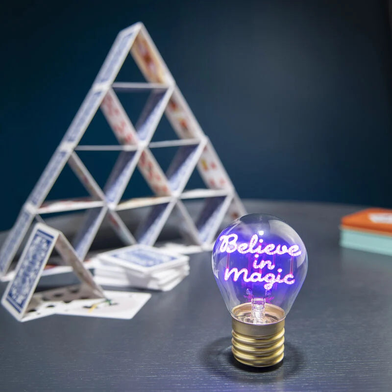 Legami Bulb Fiction Light Bulb Table Lamp - Believe In Magic