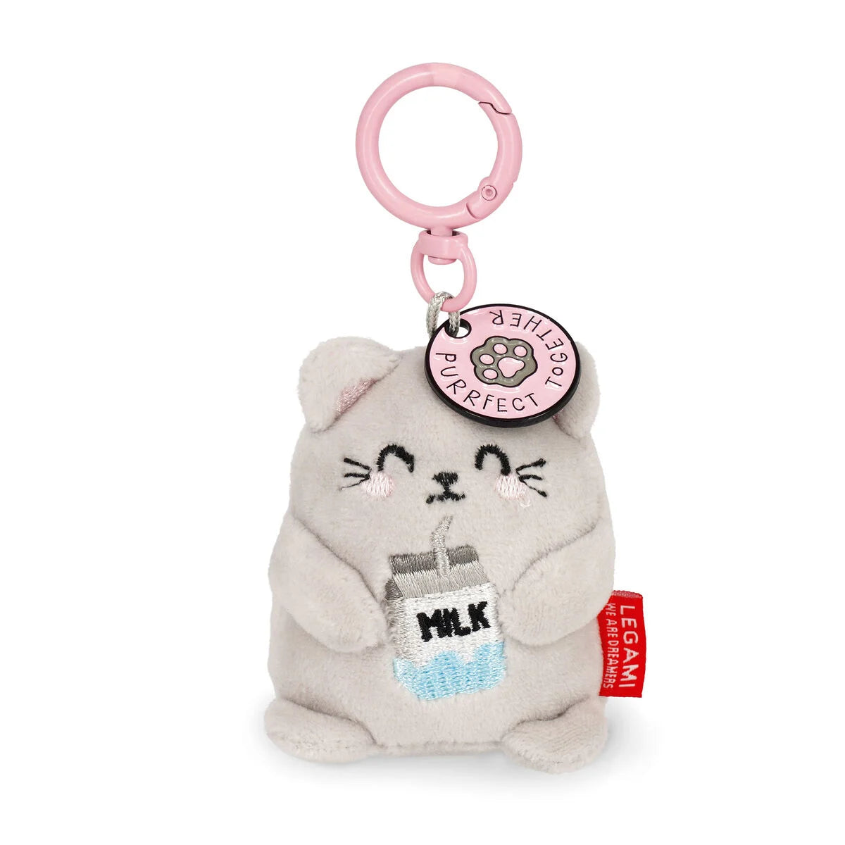 Legami Plush Key Ring - Tiny Super Soft! - Kitty - Perrfect Together