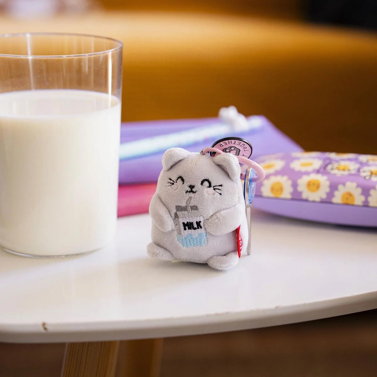 Legami Plush Key Ring - Tiny Super Soft! - Kitty - Perrfect Together