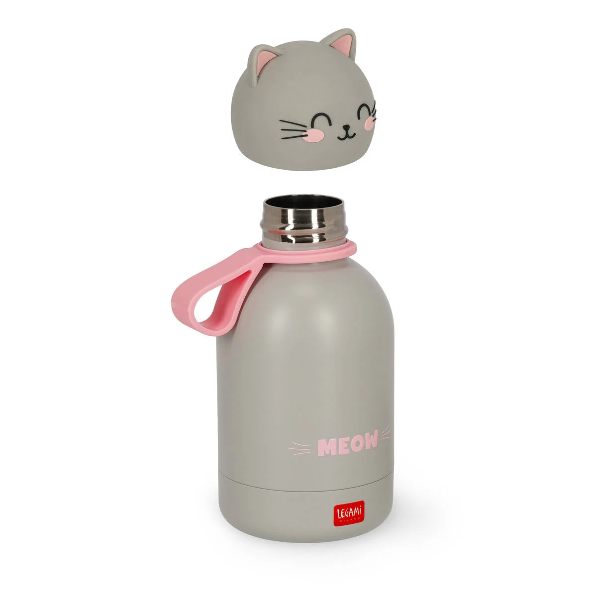 Legami Vacuum Bottle For Kids 310ml - Hot & Cold BFF - Kitty