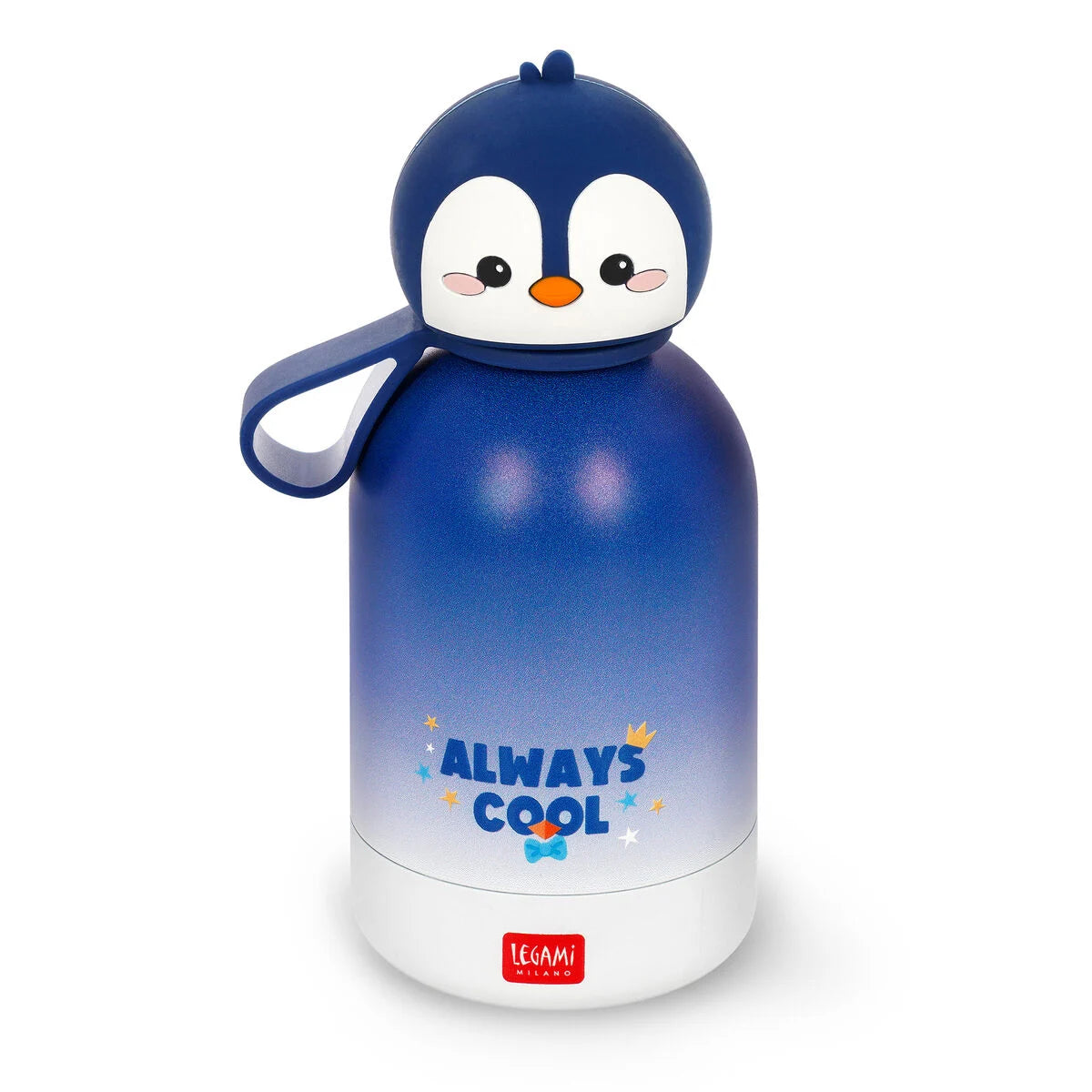 Legami Vacuum Bottle For Kids 310ml - Hot & Cold BFF - Penguin