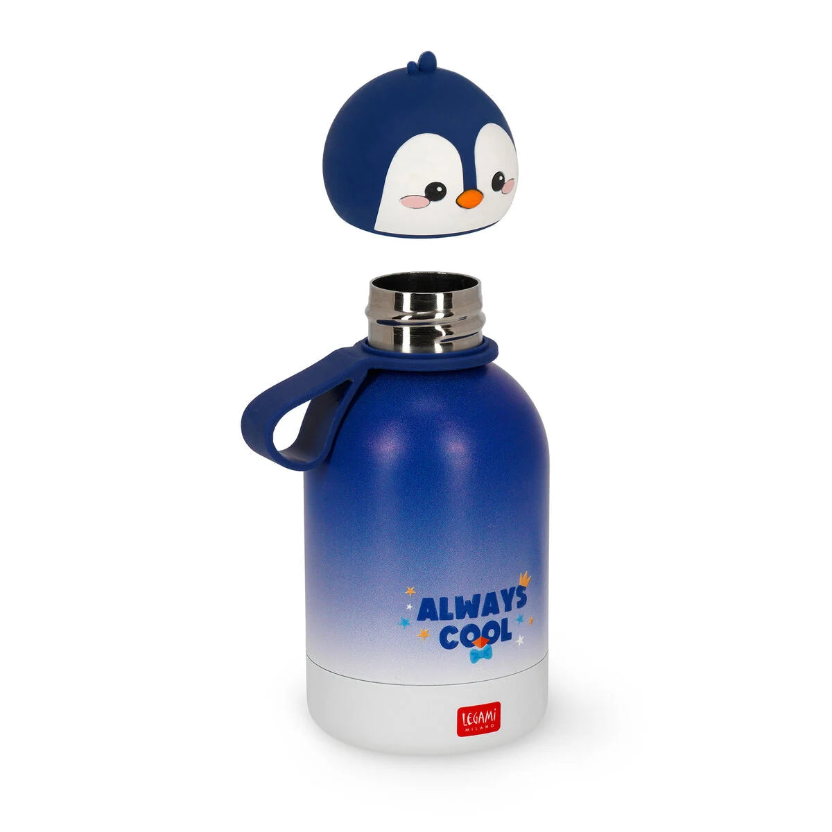 Legami Vacuum Bottle For Kids 310ml - Hot & Cold BFF - Penguin