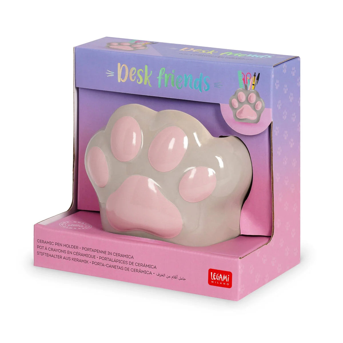 Legami Ceramic Pen Holder - Desk Friends - Kitty